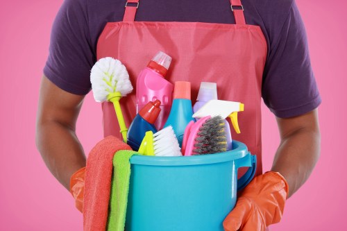 Carpet cleaning team in Hounslow using sustainable equipment and recycling practices