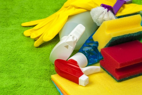 Local cleaner working in a Hounslow property