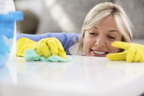 Local cleaning team working in a Hounslow property with practical access considerations
